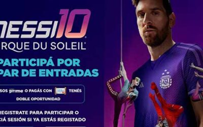 Jumbo y Disco sponsors de Messi 10 Cirque Du Soleil.
