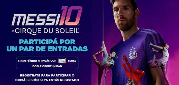 Jumbo y Disco sponsors de Messi 10 Cirque Du Soleil.