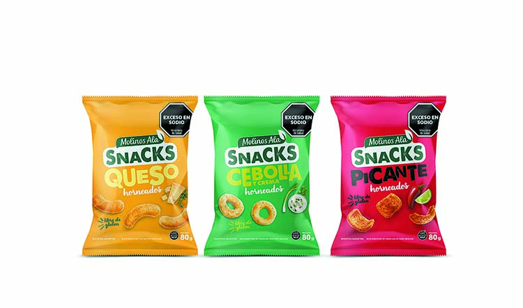 Snacks horneados